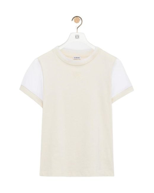 Loewe White Small Fit T-Shirt