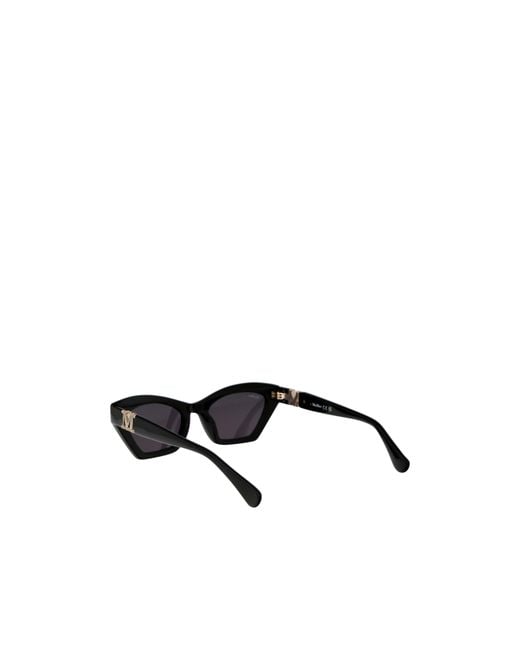 Max Mara Black Cat-Eye Frame Sunglasses