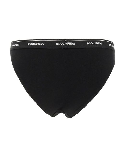 DSquared² Black Logo Underwear