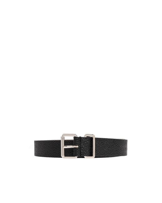 DSquared² White Logo-Engraved Buckle Belt for men