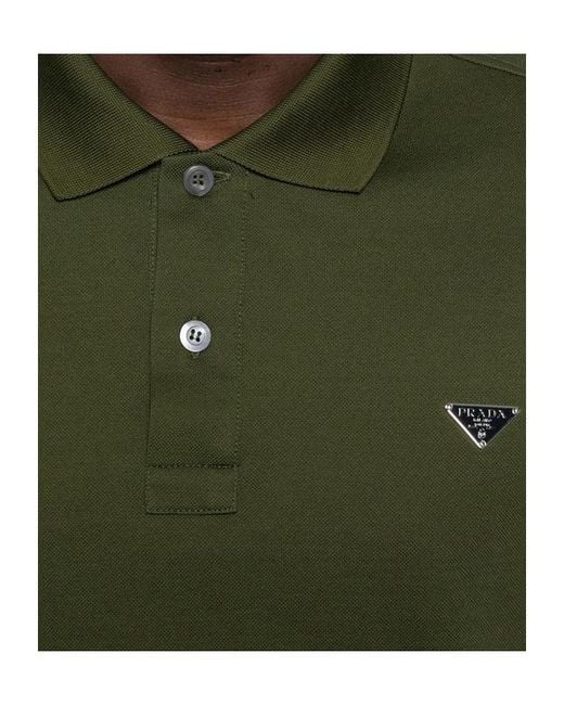 Prada Green Polo Shirts for men
