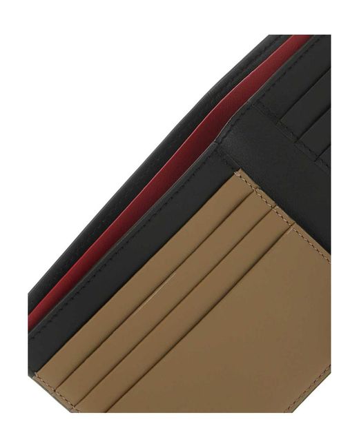 Fendi Gray Logo-Print Wallet for men