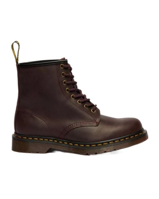 Dr. Martens Brown 1460 Crazy Horse Leather Boots for men