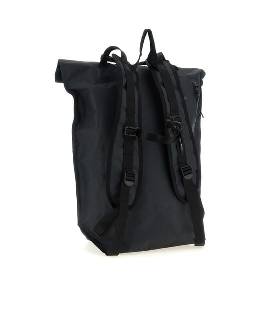 C P Company Black The Metropolis Series Backpack for men