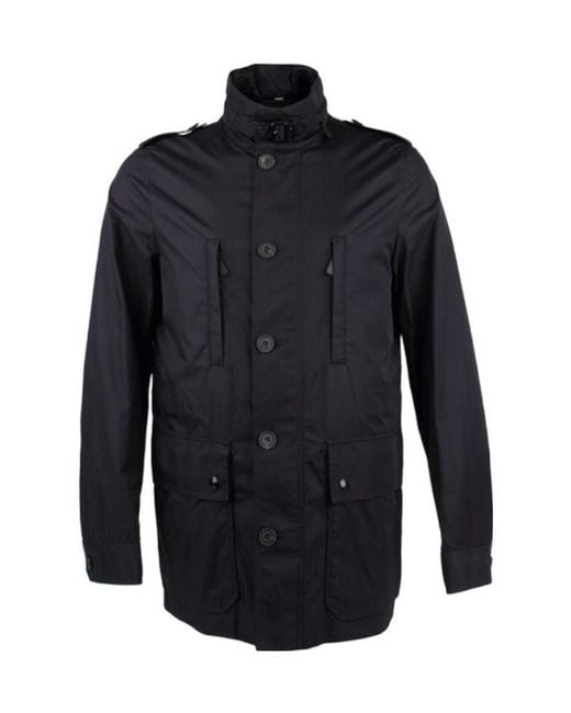 Burberry Blue Long-Sleeved Casual Jacket for men