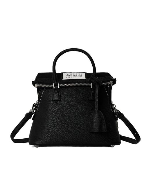 Maison Margiela Black Solid Color Crossbody Bag