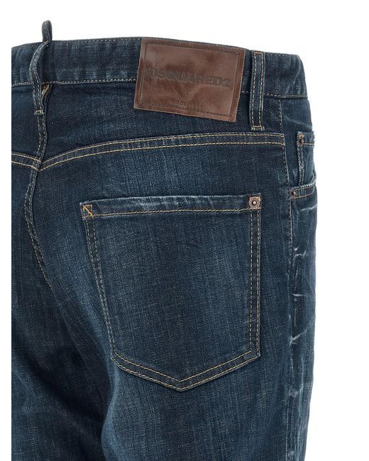 DSquared² Blue Wash Teddy Jeans for men