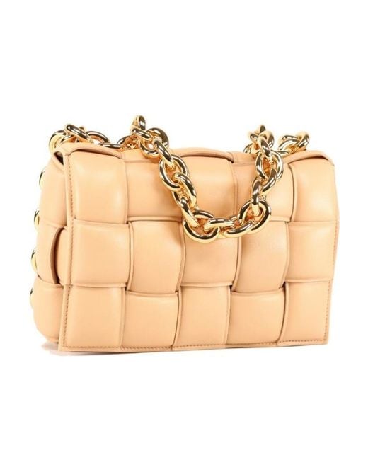 Bottega Veneta Natural The Chain Cassette Shoulder Bag