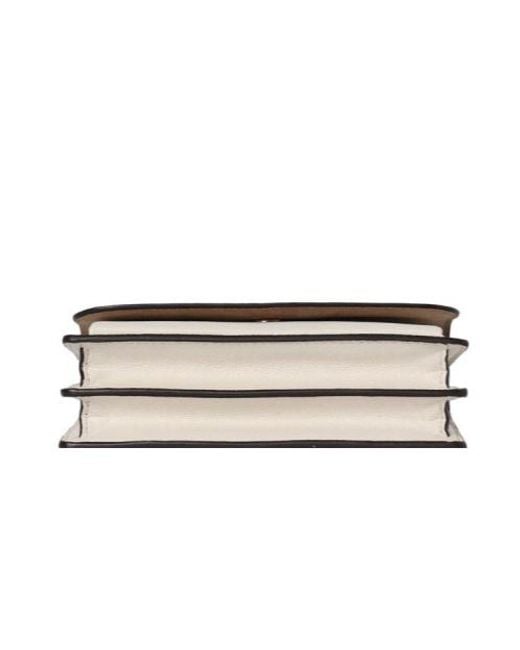 COACH White Flap Shoulder Bag