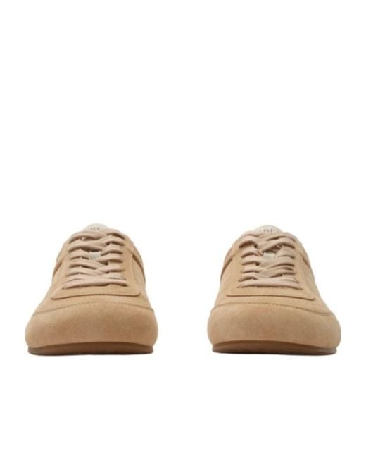 Burberry Brown Knight Low-Top Sneakers