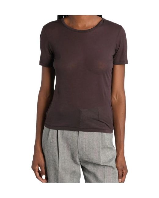 Anine Bing Brown Sylvie Slim-Fit T-Shirt