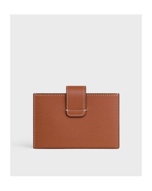 Céline Brown Accordeon Card Holder Nino