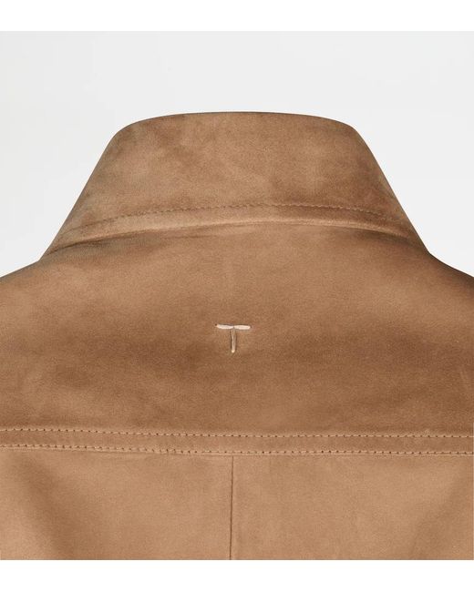 Tod's Brown Long-Sleeved Shirt
