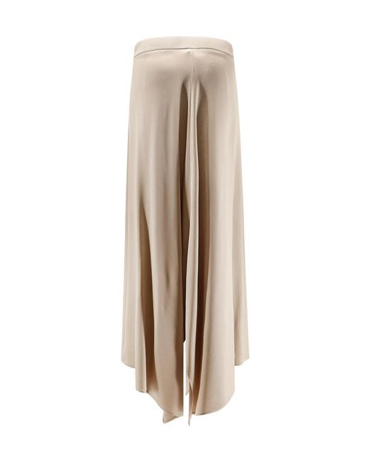 Alysi Natural Asymmetric Flared Skirt