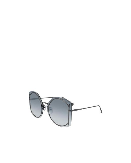 Ferragamo Blue Logo Details Sunglasses for men
