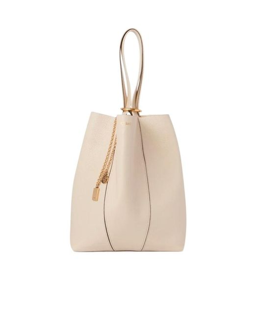 Chloé Natural Spin Shoulder Bag