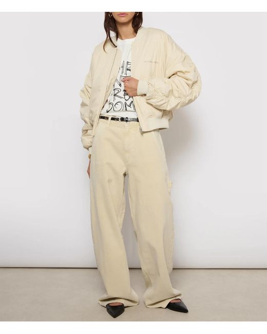 Isabel Marant White Isabel Marant Étoile Solene Mid-Rise Jeans