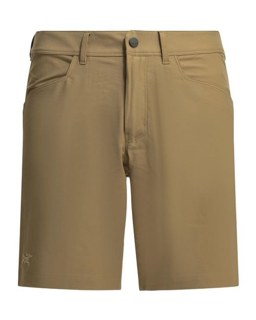 Arc'teryx Natural 'Kragg' Technical Shorts for men