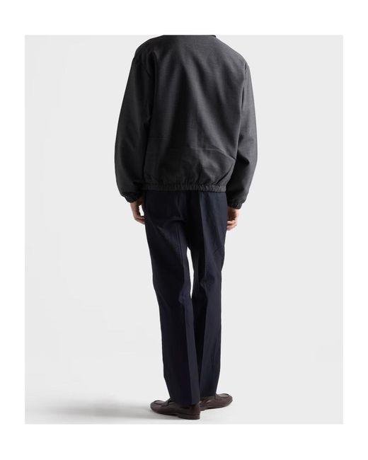 Prada Black Wool Blouson Jacket for men