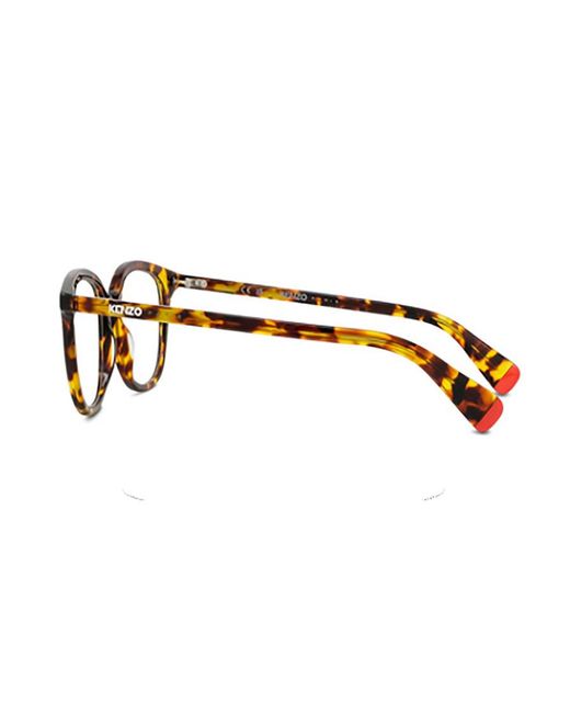 KENZO White Square Frame Glasses for men