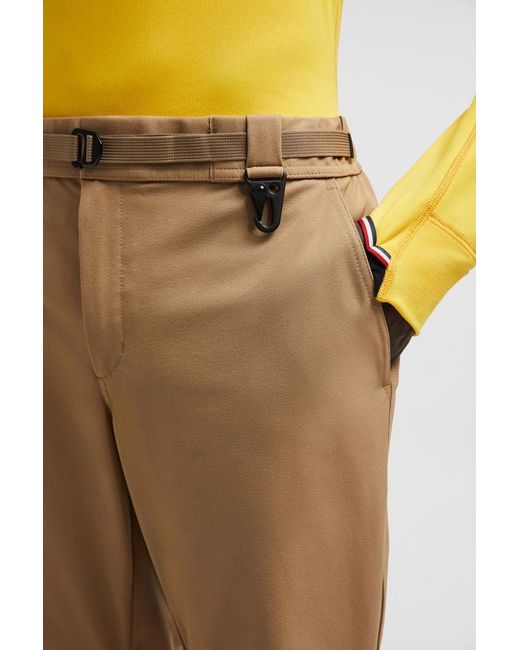 Moncler Natural Twill Trousers for men