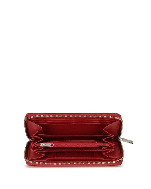 Armani Jeans Red Zipper Wallet