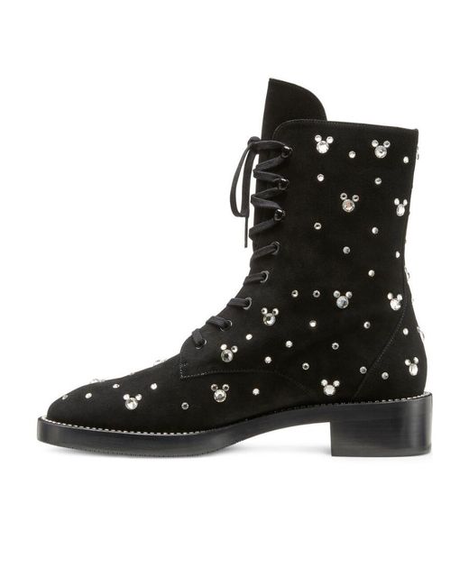 Stuart Weitzman Black X Disney Boots