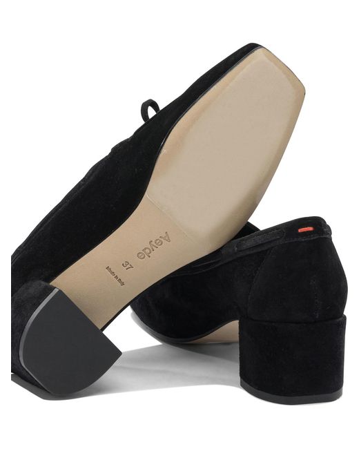 Aeyde Black Bow Pumps