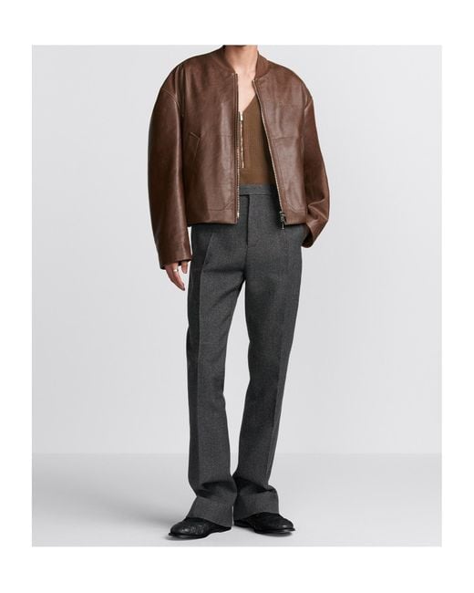 Dior Brown Christian Couture Bomber Jacket for men