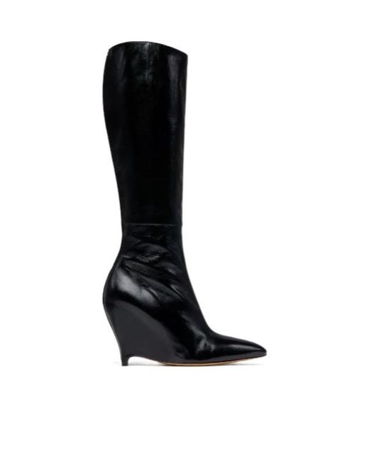 Maison Margiela Black Heel-Less Boots