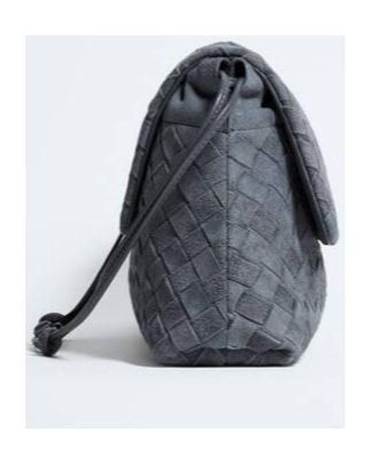 Bottega Veneta Gray Giorno Shoulder Bag