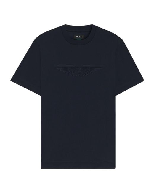 Boss Blue Boss X Aston Martin Crewneck T-Shirt for men