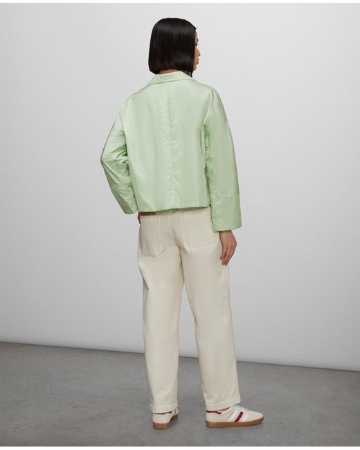 Aspesi Green Button-Up Padded Jacket