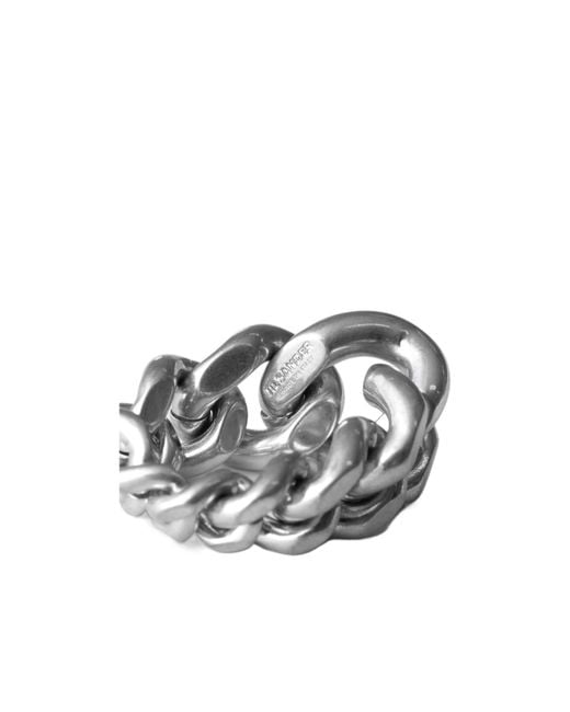 Jil Sander Metallic Chain Ring