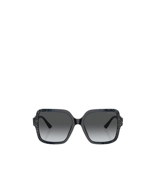 Jimmy Choo Black Eyewear Square Frame Sunglasses