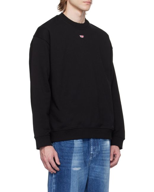 DIESEL Blue S-Boxt-D Logo Patch Sweatshirt for men