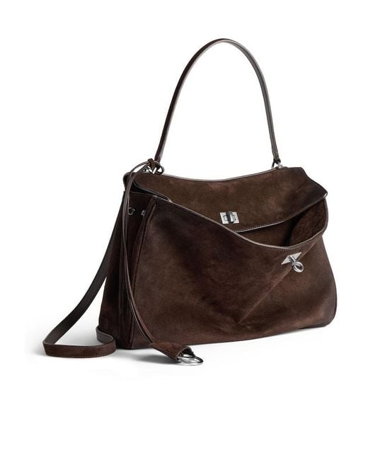 Balenciaga Brown Medium Rodeo Handbag