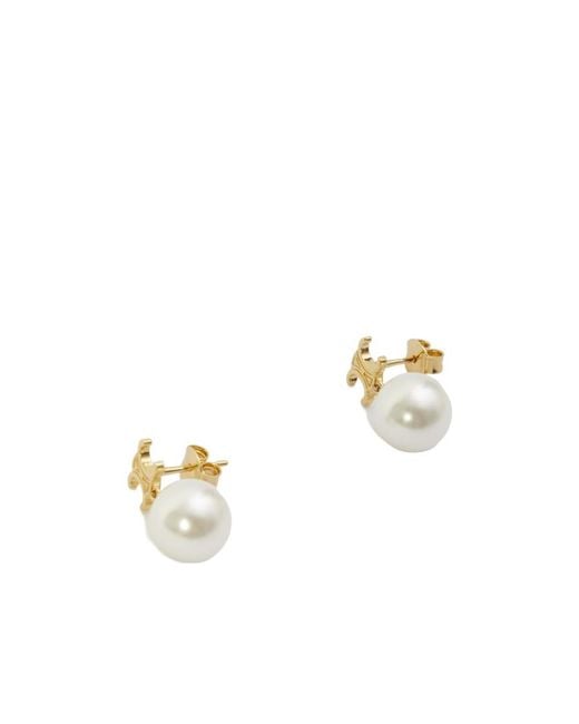 Céline Metallic Les Perles Earrings
