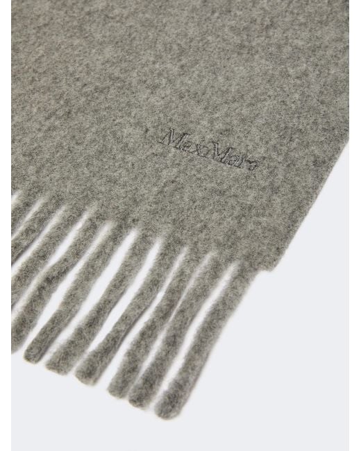 Max Mara Gray Tassel Scarf