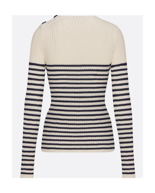 Dior White Iviera Sweater