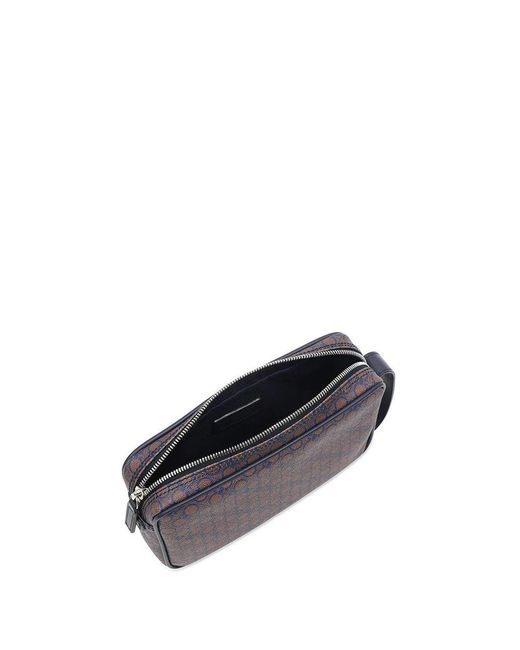 Ferragamo Purple Logo Hand-Held Bag
