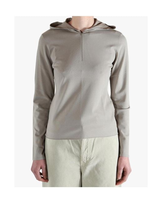Amomento Gray Half-Zip Hoodie