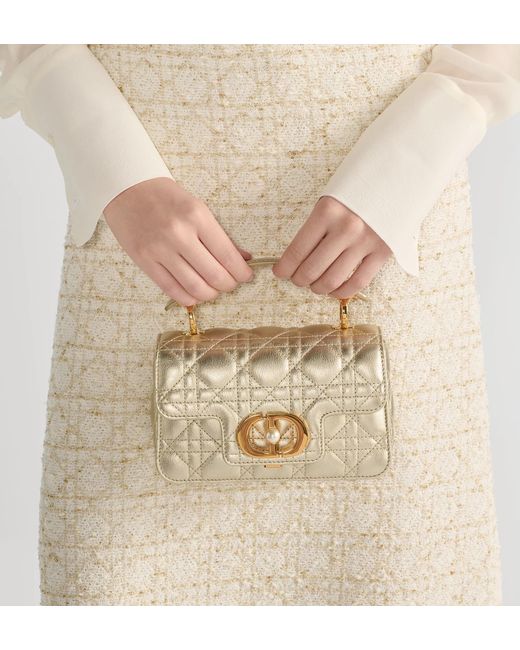 Dior Metallic Mini Jolie Shoulder Bag