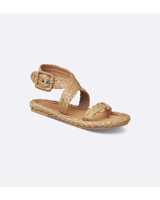 Dior Natural Iviera Ocean Thong Sandal