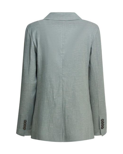 Circolo 1901 Gray Double-Breasted Blazer