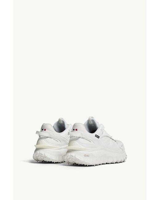 Moncler White Trailgrip Gtx Chunky Sneakers