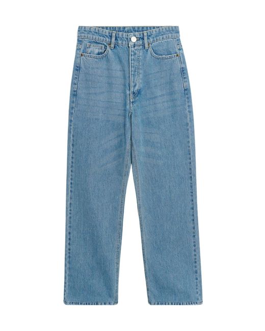 By Malene Birger Blue Belt Loop Denim Trousers