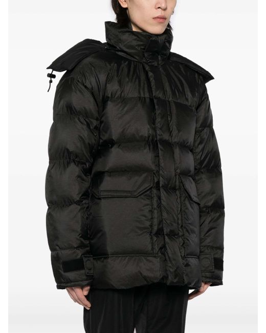 The North Face Black Padded Hooded Jacket for men