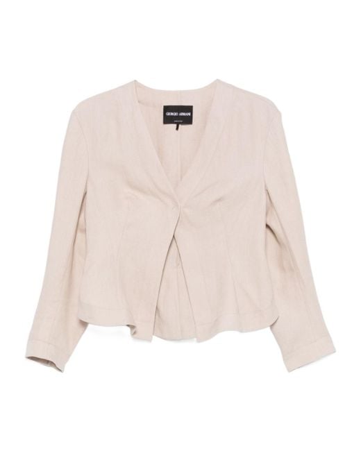 Giorgio Armani Natural Linen Jacket