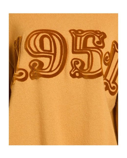 Max Mara Orange Solid Color Lightweight Knitted Sweater